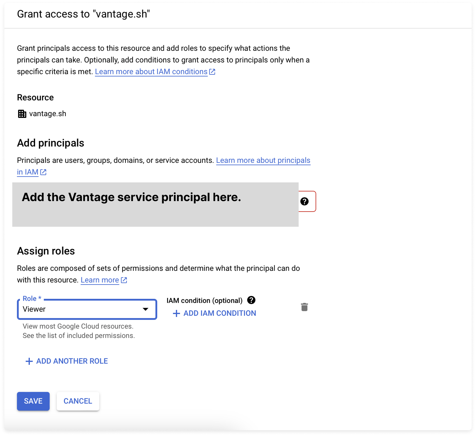 Add viewer permission at org level
